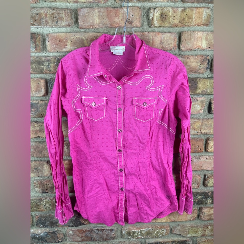 Ariat Button Down Top Medium - image 1